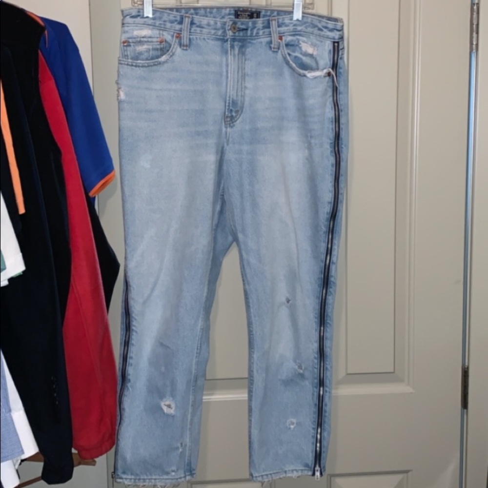 Zipper jeans